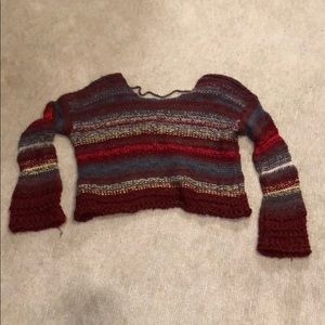 Crop top sweater